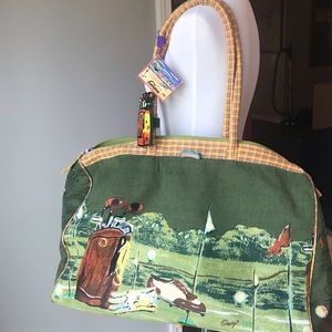 NWT Ann Ormsby Overnight Golf Bag